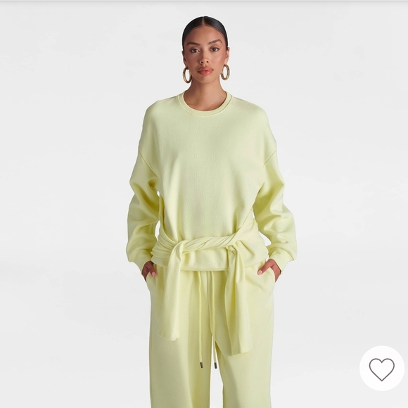 KBB by KAHLANA Women's Long Sleeve 'The Double Layer Crewneck - Picture 2 of 3